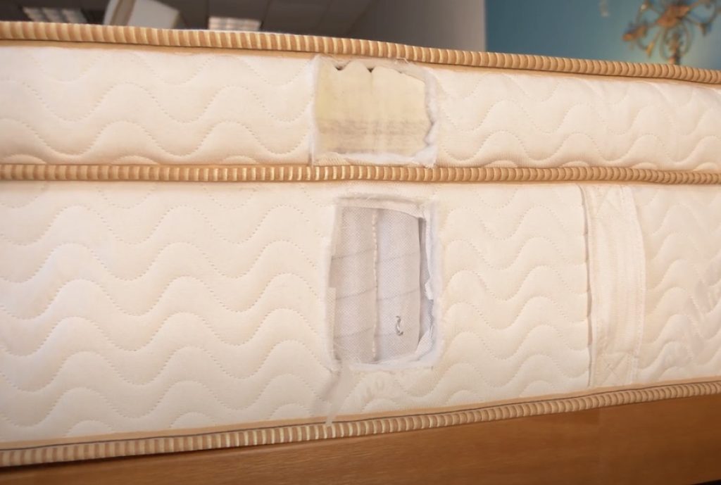 Saatva Latex Hybrid Mattress Construction