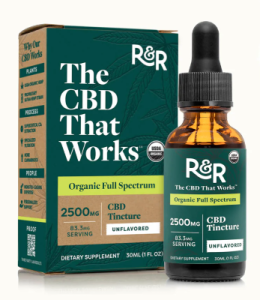 R&R Unflavored CBD Tincture 